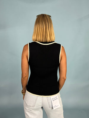 Sharp Edges Knit Tank