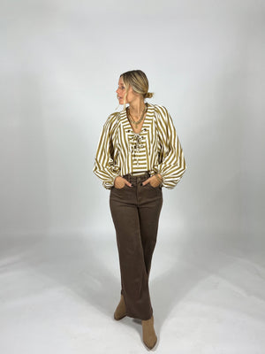 Tie The Knot Stripe Top