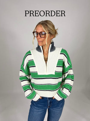 PREORDER: Playmaker Pullover in Green