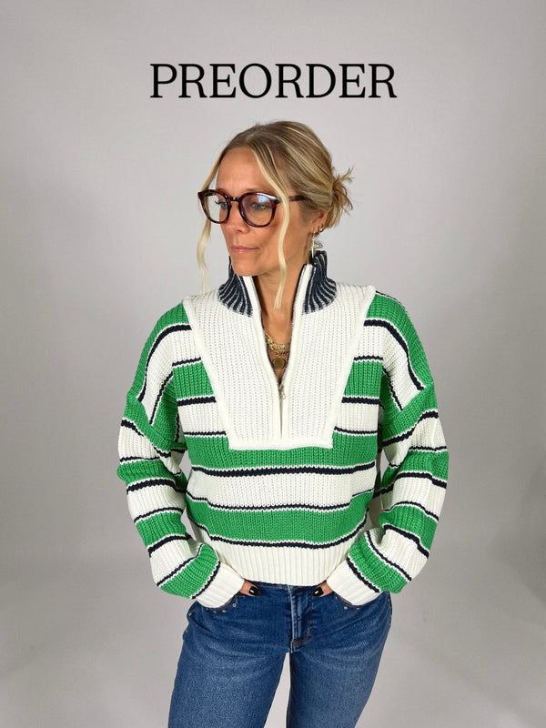 PREORDER: Playmaker Pullover in Green