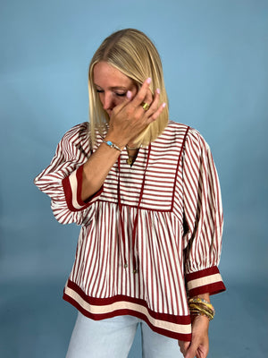 In Perfect Stripe Blouse