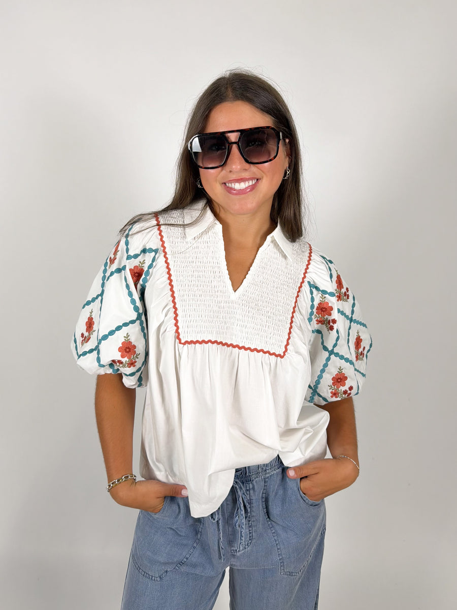 Juniper Puff Sleeve Blouse