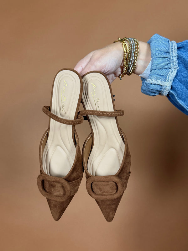 Kylie Suede Kitten Heel