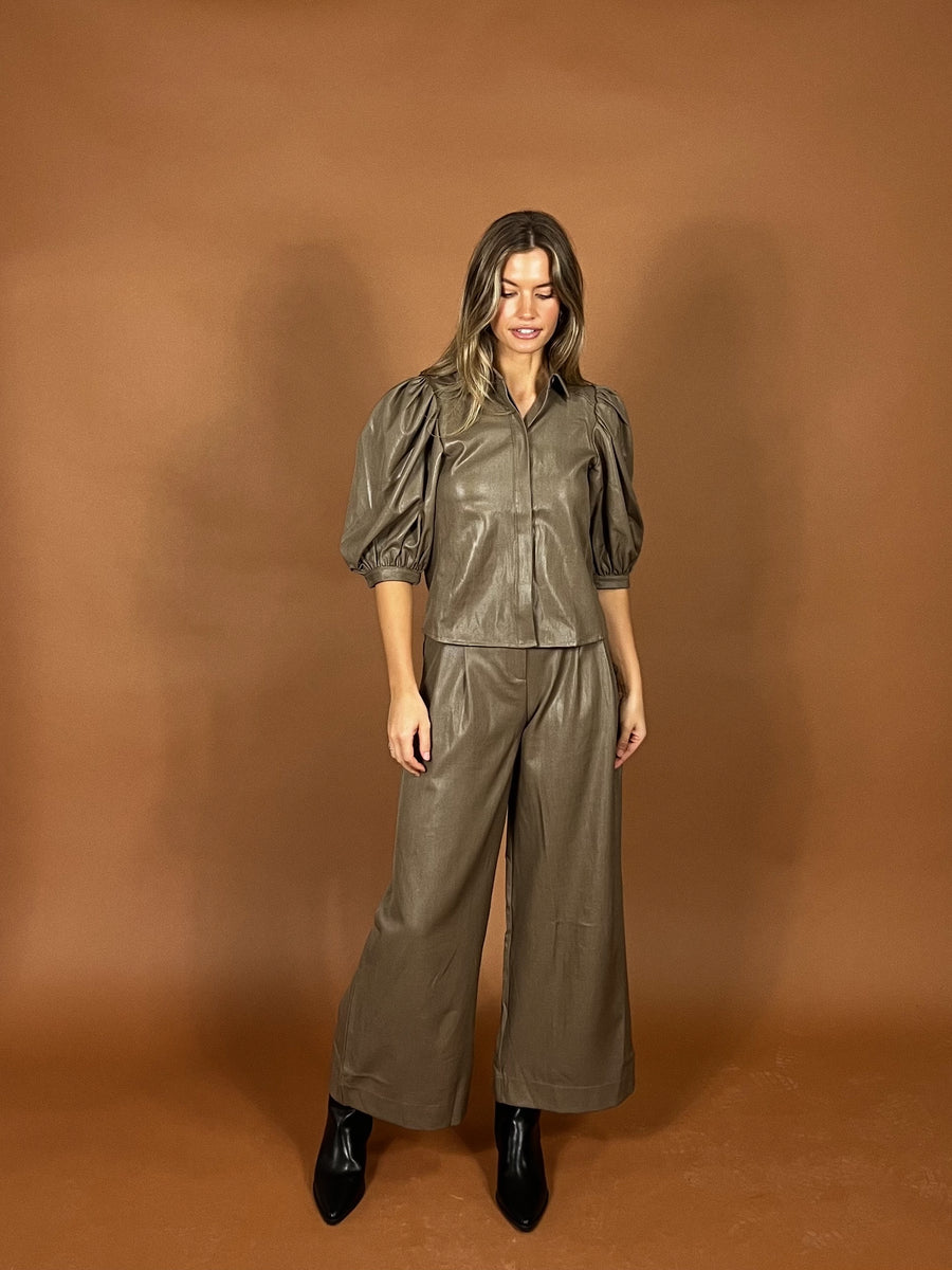 Studio Button Down Top