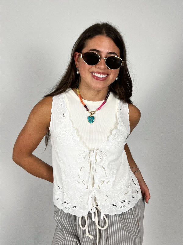 Colette Tie Front Tank