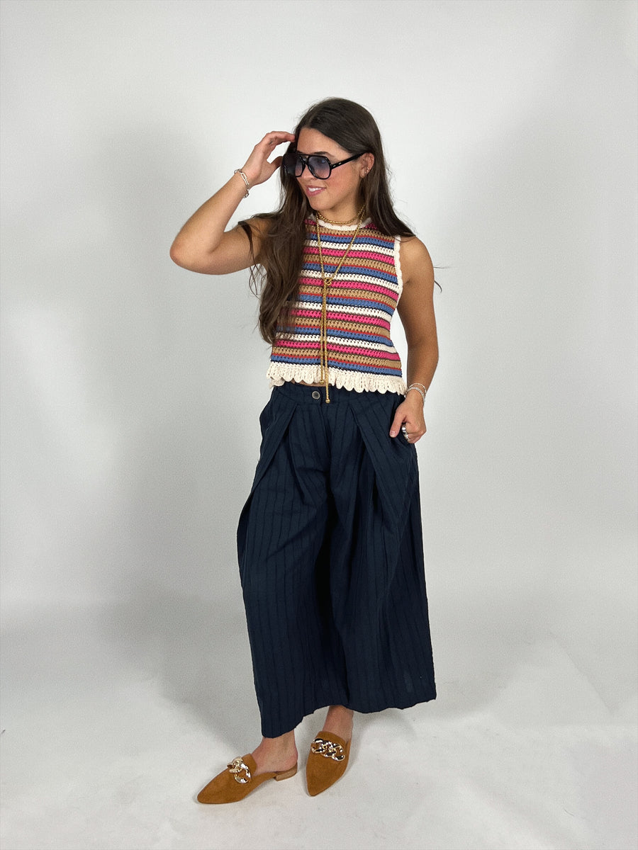 Color Me Happy Crochet Tank