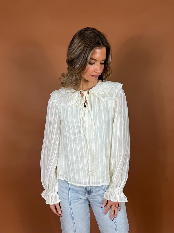 Keepsake Ruffle Collar Blouse