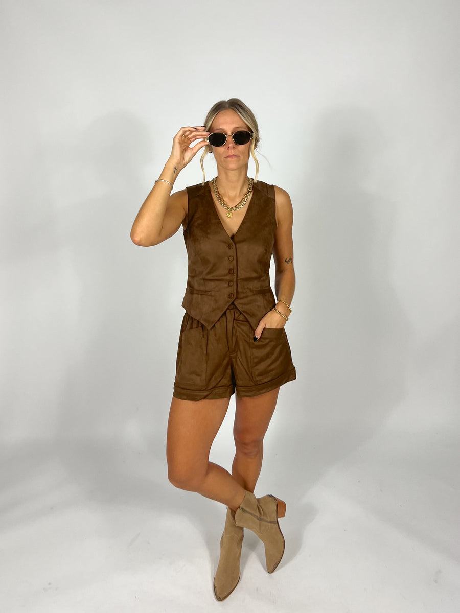 Something Suede Shorts