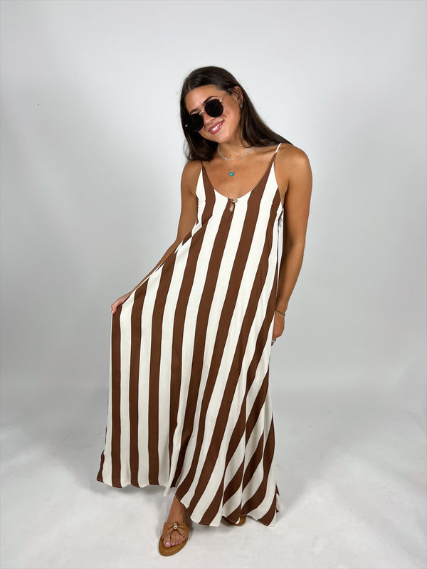 Rachel Brown Stripe Maxi