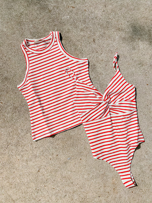 Twisted Stripe Bodysuit