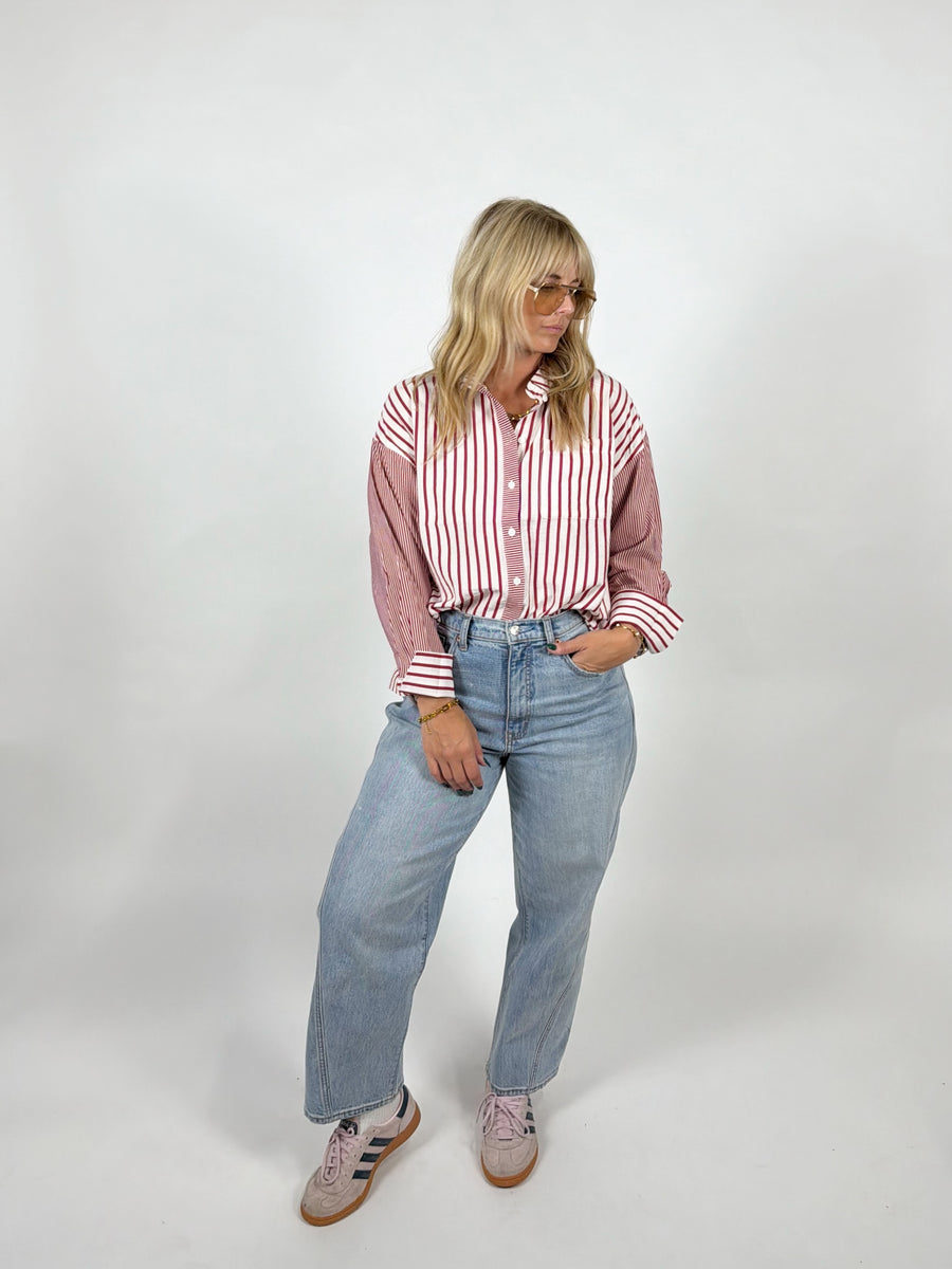 My Element Stripe Button Down