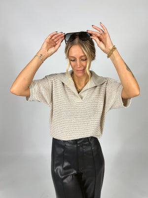 Stay Awhile Knitted Top