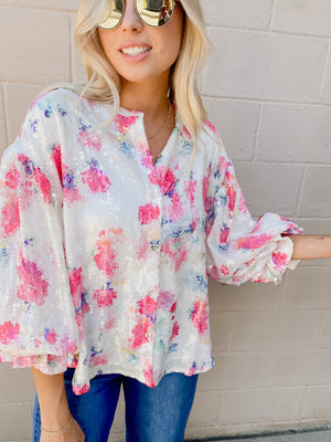 Sassy Sequin Blouse