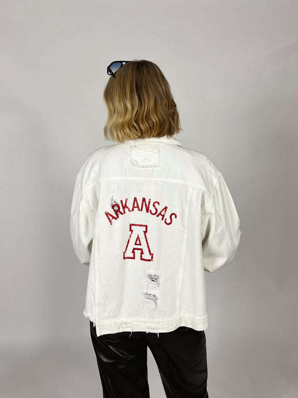 Arkansas White Denim Jacket