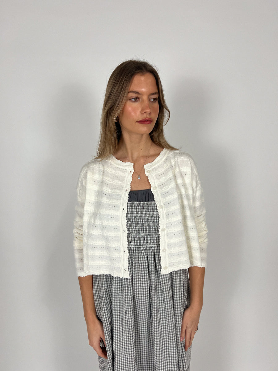 Wave Stitch Cardigan