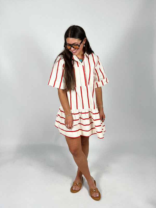Weekend Plans Stripe Dress