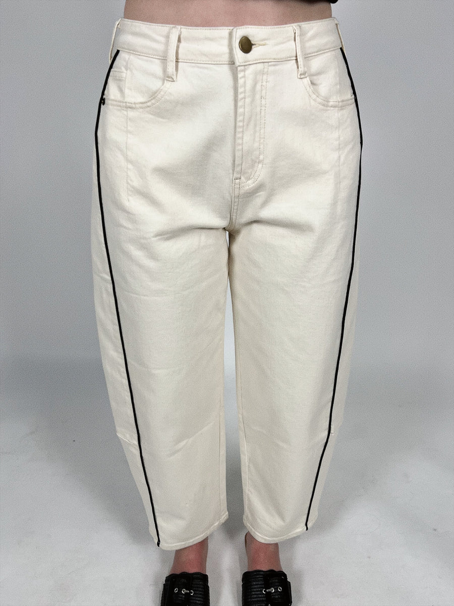 Off The Record Barrel Jeans