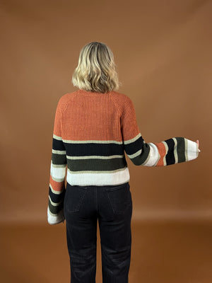 Parker Multi Color Stripe Sweater