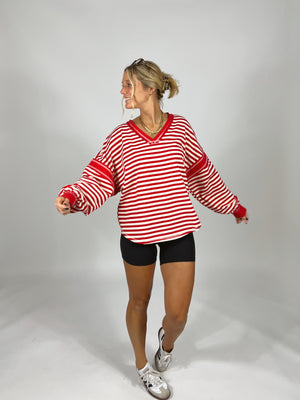 Game Plan Balloon Sleeve Top