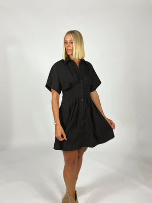 Probably On Pintuck Dress
