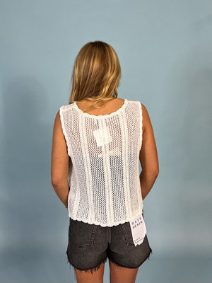Crochet Knit Vest