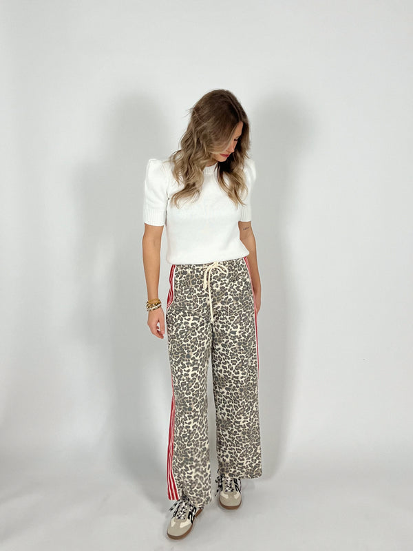 Sporty Like That Leopard Pant