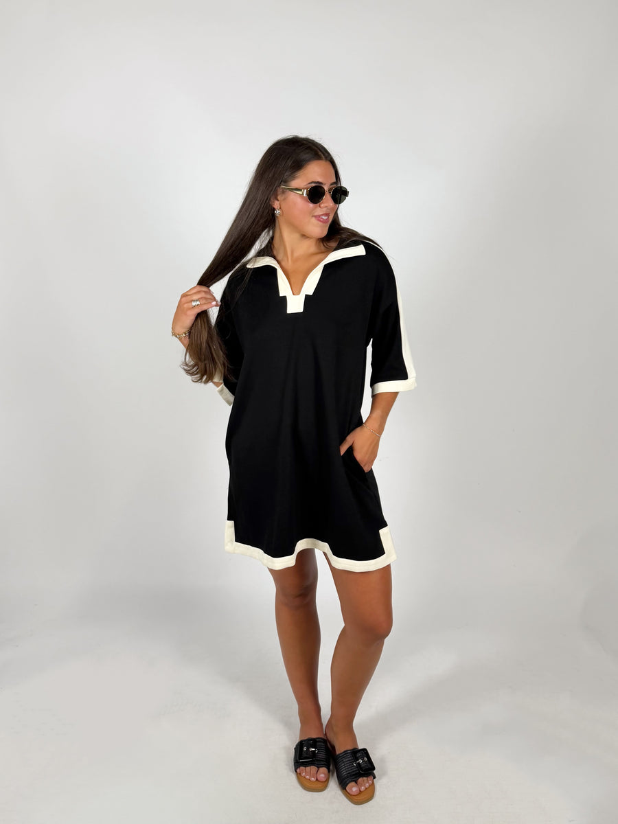 Cloud Knit Shirt Dress