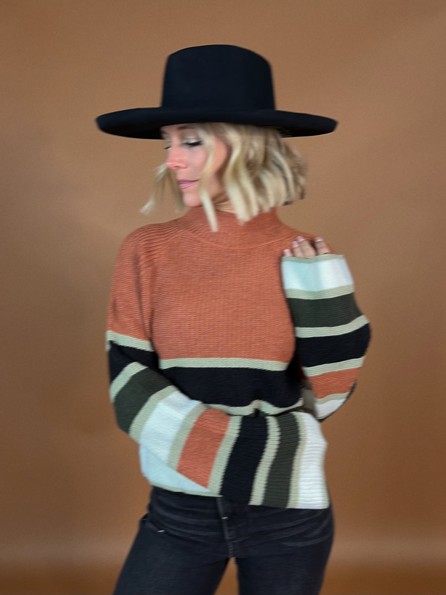 Parker Multi Color Stripe Sweater