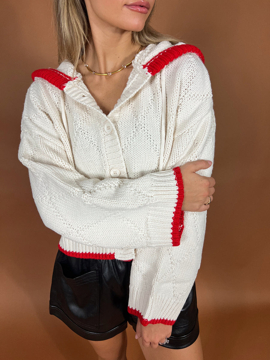 Peppermint Hooded Knit