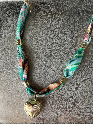 Tahiti Long Scarf Necklace