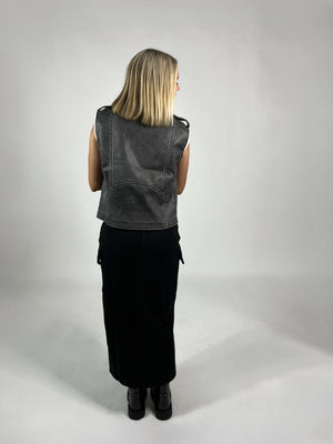 Ride Along Charcoal Moto Vest