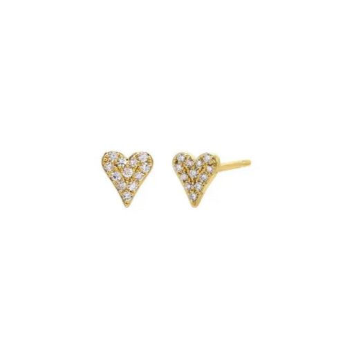 Tiny Heart Studs