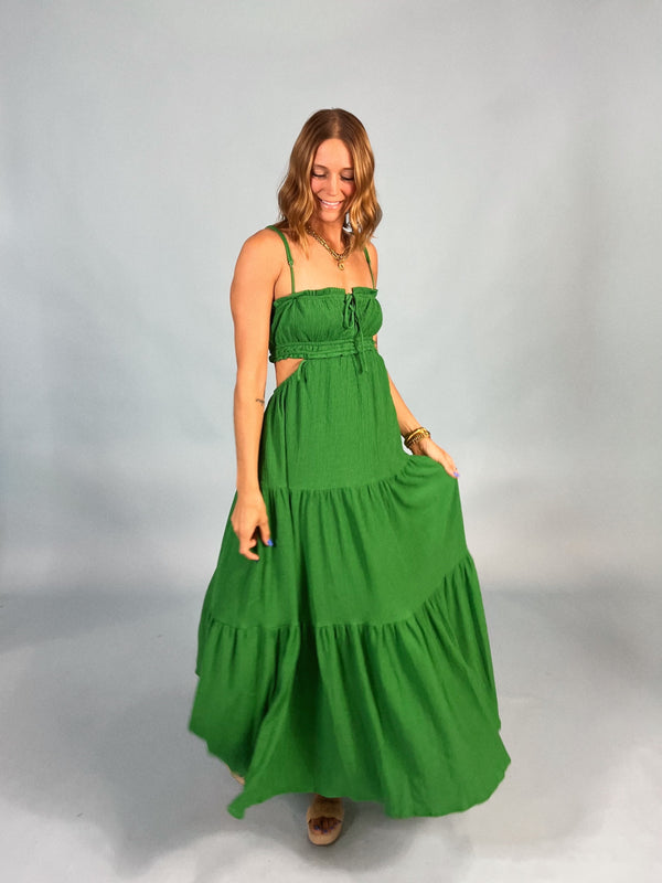 Island Babe Cut Out Maxi