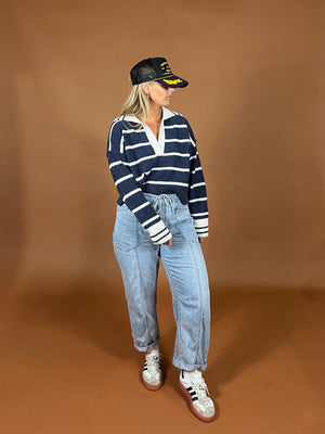 Marina Blue Soft Pullover