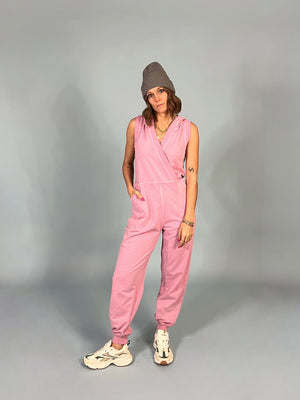 Bop Around Hooded Jumpsuit