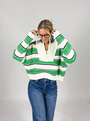 Playmaker Stripe Pullover