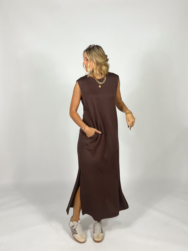 Split Second Jersey Knit Dress