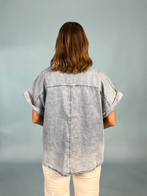 Shore Denim Top | Wild Card