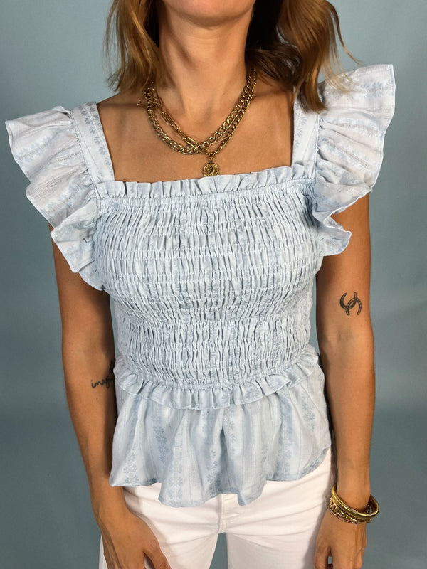 Has Your Back Flutter Sleeve Tank