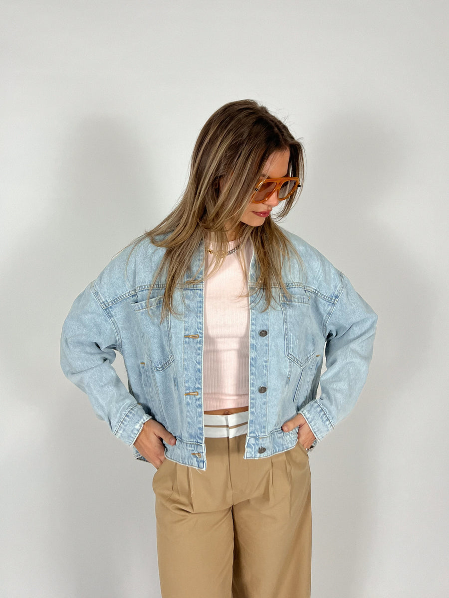 Crushing Hard Denim Jacket