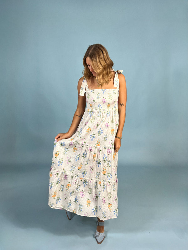 Wild Flower Smocked Dress