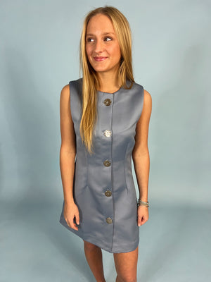 Elodie Gold Button Dress