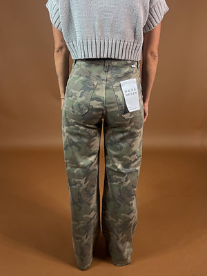 Camo Far Out Patch Pocket Wide Leg