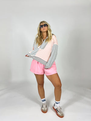 In The Mix Stripe Pullover
