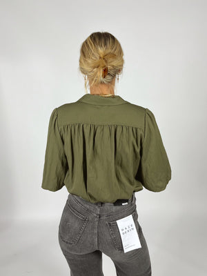 Olive Edit Crop Top
