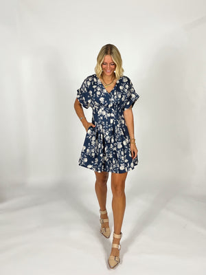 Midnight Floral Dress
