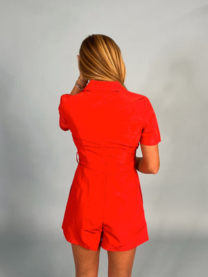 Good Mood Red Romper