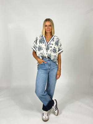 Storybook V-Neck Blouse