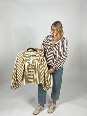Tie The Knot Stripe Top