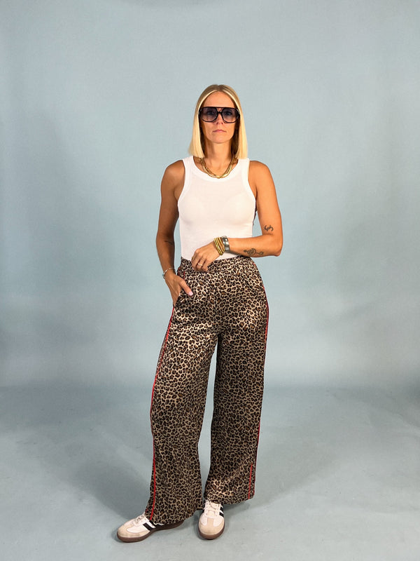 Leopard League Satin Pant